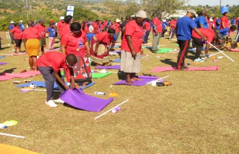 Curtain Raiser Camp for #IDY2021 at Timphisini Inkhundla with Eswatini Sports Council - 12/06/2021