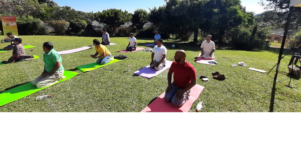 HCI Mbabane's curtain raiser for #IDY2022 Join us for yoga sessions with Yoga Guru Sandeep, in June 2022 and beyond.