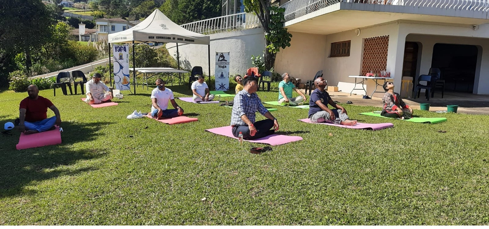 HCI Mbabane's curtain raiser for #IDY2022 Join us for yoga sessions with Yoga Guru Sandeep, in June 2022 and beyond.