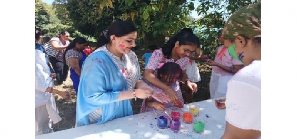 Holi celebrations at India Eswatini  on 11 Mar 2023