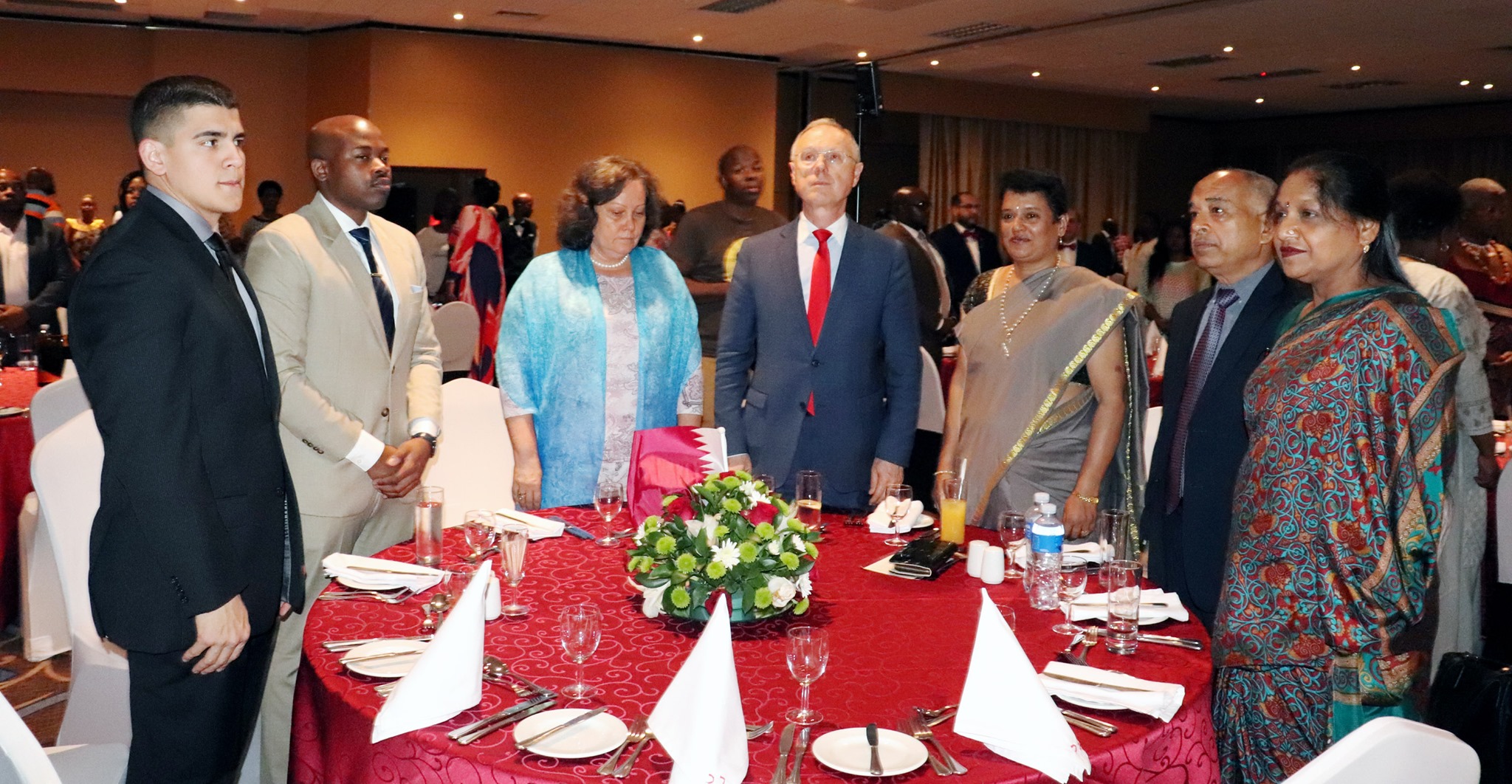High Commissioner joins Embassy of Qatar in Mbabane for its National Day celebrations