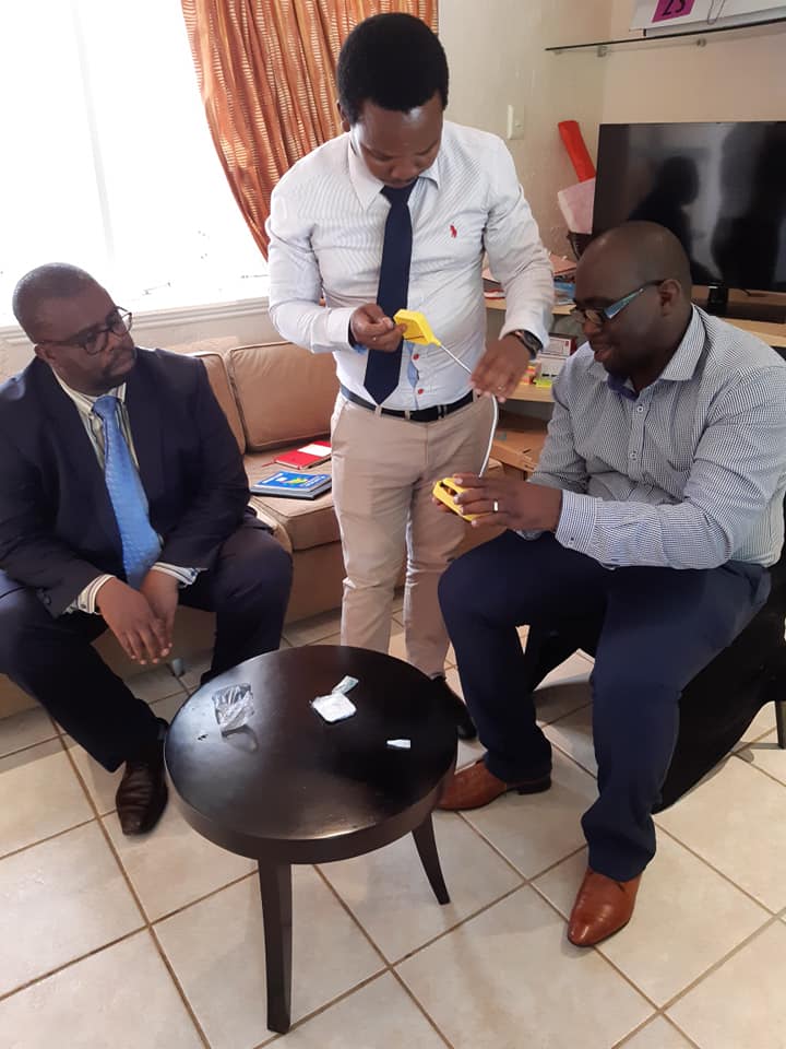  Education Ministry officers learn to assemble solar lamps being gifted by India to Eswatini