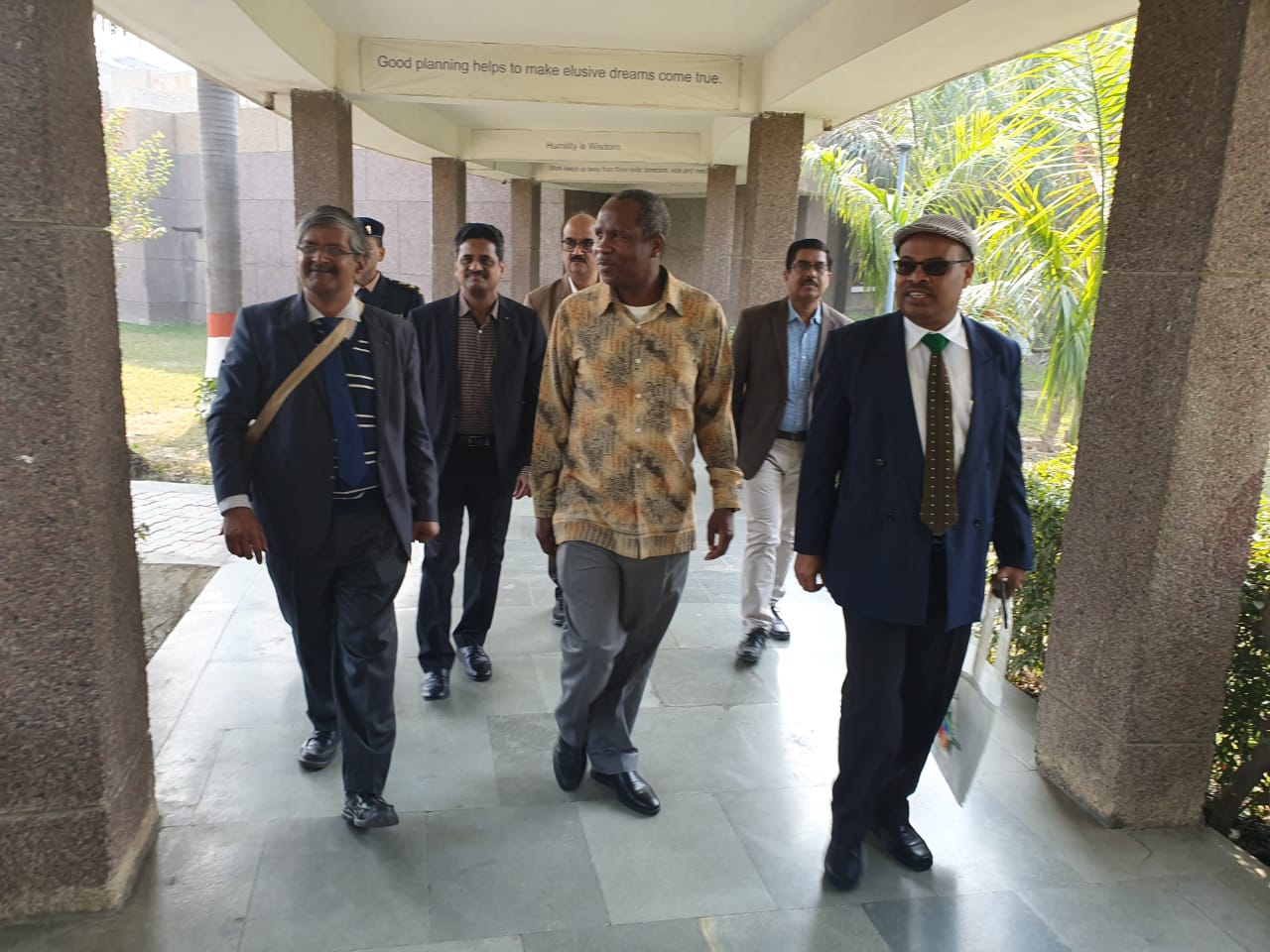 Prince Hlangusemphi Dlamini, representative of His Majesty King Mswati III visits BIRD, Lucknow and projects of NABARD