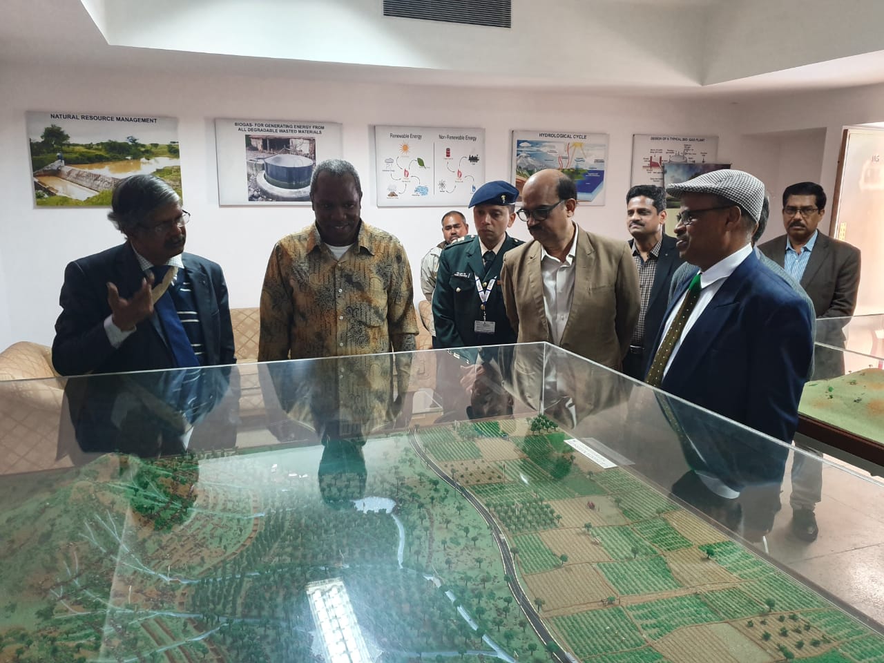 Prince Hlangusemphi Dlamini, representative of His Majesty King Mswati III visits BIRD, Lucknow and projects of NABARD