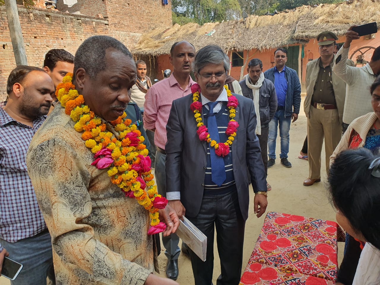 Prince Hlangusemphi Dlamini, representative of His Majesty King Mswati III visits BIRD, Lucknow and projects of NABARD