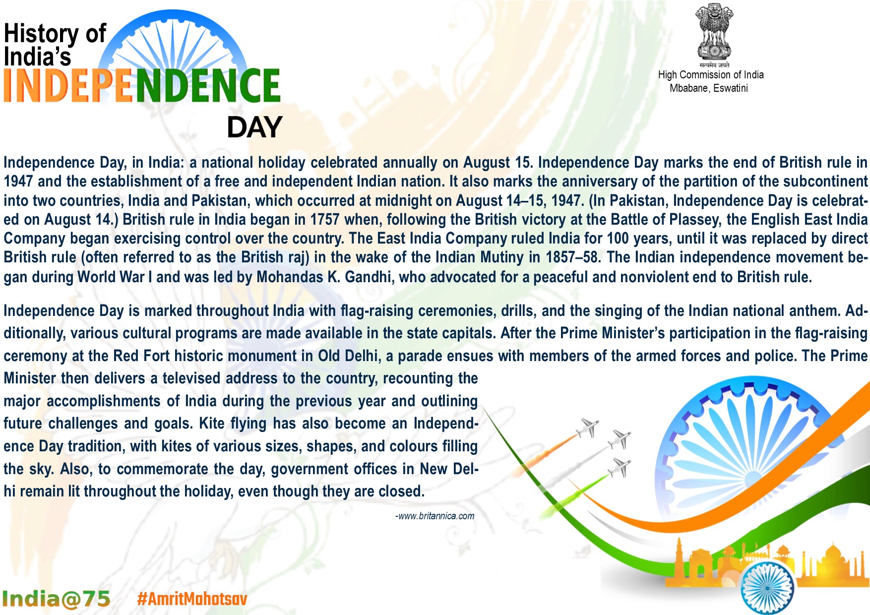 History of Independence Day of India